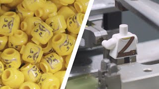 How are LEGO Minifigures Made  LEGO Factory Behind The Scenes [upl. by Gingras]