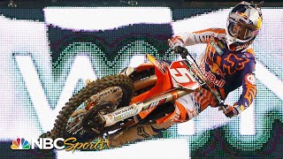 Supercross Round 9 at Atlanta  EXTENDED HIGHLIGHTS  3219  Motorsports on NBC [upl. by Rubi]