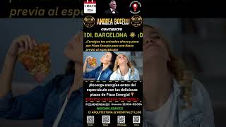 Concierto de Andrea Bocelli Una Noche de Emoción Energía y Música en el Palau Sant Jordi Barcelona [upl. by Lula]