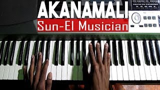 Sun El Musician ft Samthing Soweto Akanamali Piano Chords Progression [upl. by Kciwdahc]