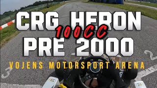 CRG HERON Classic 100cc Karting  HOT LAPS  VMA 2023 [upl. by Chaffin]