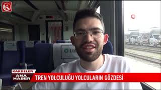 Kardelen TV I TREN YOLCULUĞU YOLCULARIN GÖZDESİ [upl. by Cosma]