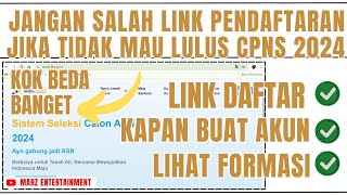 SUDAH BISA DAFTAR CPNS PAKAI LINK INI❗ JADWAL PEMBUKAAN CPNS 2024  KAPAN BUAT AKUN CPNS 2024 [upl. by Kcired953]