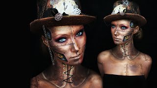 Steampunk Makeup Tutorial  Request [upl. by Ahsap]