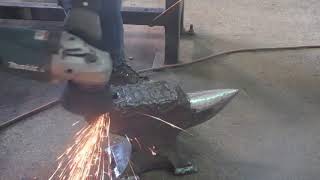 Modified Cast Iron Anvil Yes it can be done [upl. by Bahner]