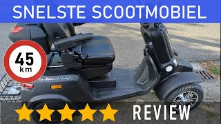 Snelste scootmobiel van Nederland  45km per uur  For Motion Forty5  PRIMEUR 🔥🔥🔥 [upl. by Alenoel]