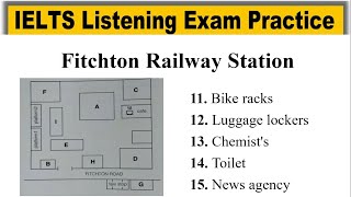 Fitchton Railway Station listening test 2024 with answers  IELTS Listening Practice Test Real Test [upl. by Iliak]