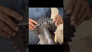 How Pro Rebuilds a Broken Gear Shaft Using Basic Tools mechanicalrestoration [upl. by Anaira]