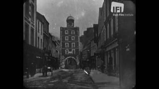 Youghal Clock Tower animation Horgan Brothers 1910 IFI Player [upl. by Nymassej691]