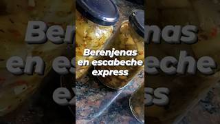 Cómo hacer berenjenas en escabeche fácil [upl. by Malorie]