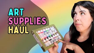 Unboxing new Art Supplies and talking upcoming projects [upl. by Syst]