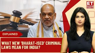 New Criminal Laws Explained India Replaces Colonial Era Laws What Do They Offer  Amit Shah [upl. by Cassondra662]