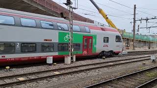 Trains at Bettembourg station  Luxembourg [upl. by Noble800]