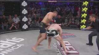 Bellator MMA Moment Attila Vegh Knocks Out Travis Wiuff [upl. by Godwin363]