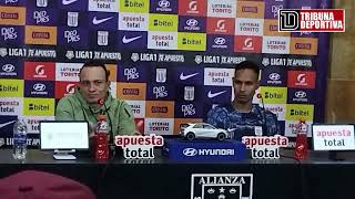 DECLARACIONES DE ALEJANDRO RESTREPO Y RENZO GARCÉS TÉCNICO Y JUGADOR DE ALIANZA LIMA [upl. by Einohpets]