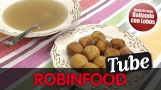 ROBINFOOD  Caldo de carne  Croquetas de cocido [upl. by Claudius]