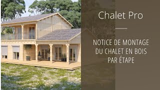 Notice de montage du chalet en bois par étape [upl. by Cherilyn]