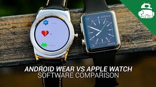 Android Wear VS Apple Watch Software Comparison [upl. by Nies]