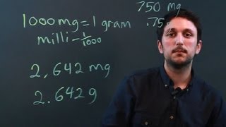 How Many Milligrams Are in a Gram for a Conversion  Measurement Conversions [upl. by Floeter]