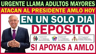 🔴🚨MUY MALAS NOTICIAS ADULTOS MAYORES 65quotAMLO💥 ES ATACADO POR MEDIOS CAYOTEROSquot DEPOSITO FALSO [upl. by Ahsiral]