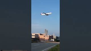 Airbus A321111 Swiss HBIOD Final approach over Glattbrugg near ZRH [upl. by Zsa Zsa]