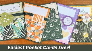 How to Make Pocket Cards the Easy Way [upl. by Analad]