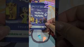 Which Disney Worlds of Wonder Cards did I get 🤔🤔 Unboxing [upl. by Glynis]