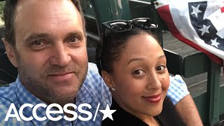 Tamera Mowry Defends Her Man Adam Housley My Husband Is Not A Racist [upl. by Aohsoj602]