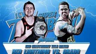 FULL MATCH  Grado vs Red Lightning  ICW Title Match [upl. by Philis49]