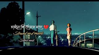 Chaile ki tomar moto slowed and reverb  lofi song  Arman Alif  silent amit  চাইলে কি তোমার মতো [upl. by Rotciv]