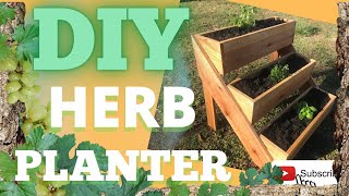 DIY Tier Herb Planter Boxes [upl. by Arreic]