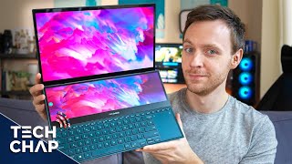 ASUS ZenBook Pro Duo 15  INSANE Dual 4K Screen  RTX 3070  The Tech Chap [upl. by Hayes]