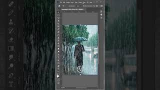 New Photoshop Tutorial  Creating Rain Effect with Photoshop shorts viralvideo [upl. by Evanne853]