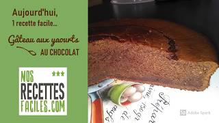 Gâteau aux yaourts au chocolat [upl. by Sheepshanks]