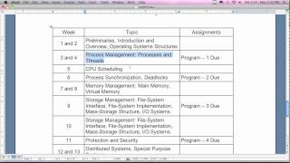 Principles of Operating System  Lecture 1 [upl. by Nicholle]