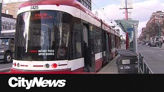 Service suspended on TTCs 510 Spadina streetcars [upl. by Pincince]