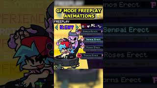 GF Mode Update FREEPLAY ANIMATIONS 😭 FNF [upl. by Lasiaf720]