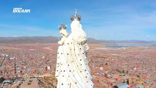 Sculpture monument quotVirgen del Socavónquot Oruro  Bolivia [upl. by Locklin]