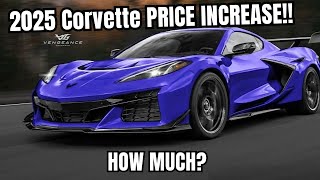 Official 2025 C8 Corvette Price Increase What is GM thinking [upl. by Aileek]