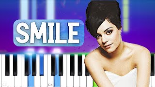 Lily Allen  Smile Piano tutorial [upl. by Nediarb]