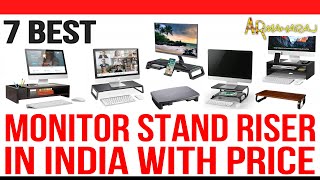 ✅ Top 7 Best Monitor Stand Riser in India with Price [upl. by Brendin]