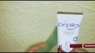 Cómo depilar los vellos en 5 minutos fácil con Crema Depilex UNBOXING [upl. by Eihcir951]