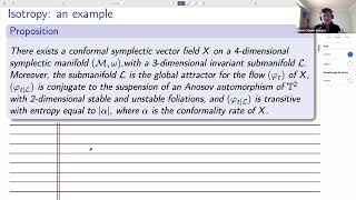 Invariant submanifolds for conformal dynamics  MarieClaude Arnaud [upl. by Daggett752]