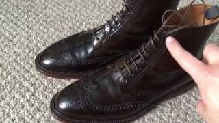 Ralph Lauren Lindrick Shell Cordovan Wingtip boot review after 2 12 years [upl. by Leahcim674]