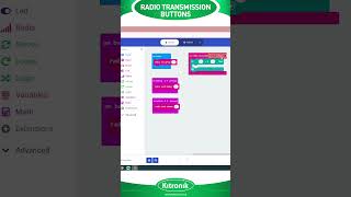 BBC microbit coding in 60 seconds  Radio Transmission Buttons [upl. by Atteiluj]