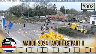 Railcam March 2024 Favorites Part II 302 [upl. by Mcgaw447]