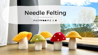 Needle felting Mushroom 20 [upl. by Ahsien381]