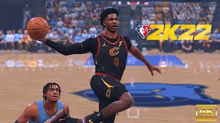 Bronny James NBA Debut  NBA 2K22 Future League Mode  Cavs vs Grizzlies [upl. by Hime462]