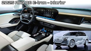 2025 Audi Q6 ETron Interior Revealed  Interior Detail EV based on the PPE platform [upl. by Ecraep333]