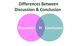 Differences Between Discussion and Conclusion [upl. by Sollie198]